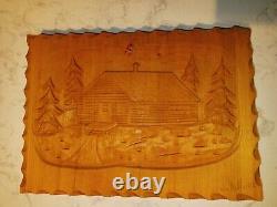 Sculpture on wood from Vic Dallaire, Port-Alfred, Saguenay! FREE SHIPPING