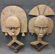 Set Of 18×9african Traditional Authentic Cultural Wood Bakota Mask From Gabon