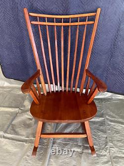 Solid Cherry Wood Rocking Chair from Hunt Country Furniture