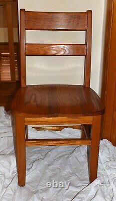 Solid Oak Wood Desk Chair Southern Desk Co. Hickory Inc. 32 from 1940s Antique