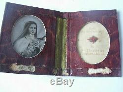 St Theresa. Rare & Original Wood From her 2nd Coffin (Circa1923) 2th Class+2 R/C