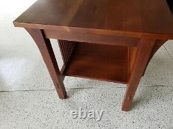 Stickley Mission Oak Arts & Crafts Lamp Table. We bought from Stickely furniture