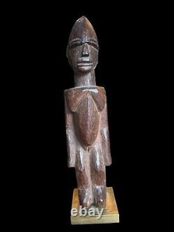 Strong Genuine Wooden Lobi Figure From Burkina Faso Africa Early 20th Cent