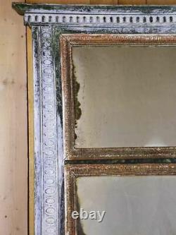 Stunning mantle trumeau mirror from the early 19th century and original patina 3