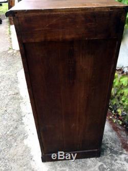 Tambour Cabinet in Walnut wood from France Restored (in progress)