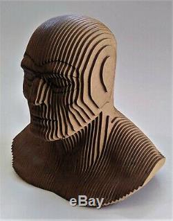 The Phantom Lee Falk Vintage Sth AMERICAN UNIQUE WOOD BUST from Art Gallery