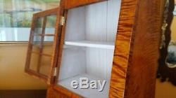 Tiger Maple Slantback Hanging Cupboard (new) from the Coast of Maine
