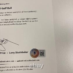 Tiger Woods Signed Golf Ball From His 1996 Professional Debut Beckett COA