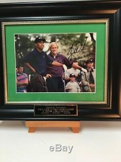 Tiger Woods Signed Picture From The Masters
