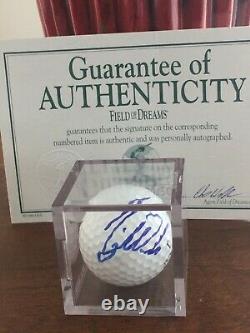 Tiger woods autographed golf ball With Authenticity from field of dreams early 90s