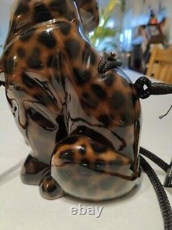 Timmy Woods Original Art piece Purse Cheetah Tortoise made from Acacia Wood