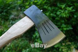 Toyokuni / Small ax for firewood Checkered handle 70 mm from Tosa Japan