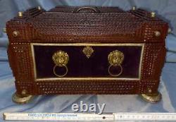 Tramp Art Box from Black Forest 1880 1900