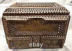 Tramp Art Box, from Black Forest 1880-1900