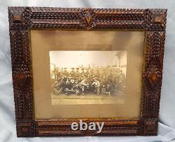 Tramp Art Frame from Black Forest 1880