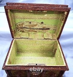 Tramp Art box, from Black Forest 1880-1900