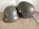 Two Retired Second-hand Military Helmets From Chinese Antiques