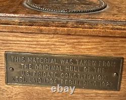 U. S. S. Constitution Wood Relic Old Ironsides Made From The Original Hull