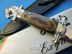 VINTAGE C. Jul. HERBERTZ Premium dagger SILVER HORSE from 70/80th GERMANY