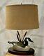 Vintage Mallard Duck Lamp From The Decoy Shop With Original Shade