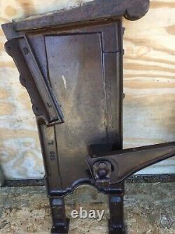 VTG Cast Iron Theatre Seat Art Deco from NYC