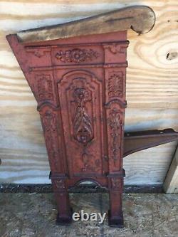 VTG Cast Iron Theatre Seat Art Deco from NYC