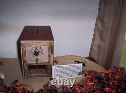 VTG Centralia Pa Bank Made W Wood From The Centralia Colliery Door PostOffice