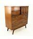 Vtg Mcm Magna Highboy Wood Dresser Furniture From Texas