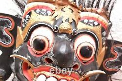 VTG Rangda mask from BALI Indonesian Demon Balinese Ceremonial Dance Wall Hang