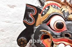 VTG Rangda mask from BALI Indonesian Demon Balinese Ceremonial Dance Wall Hang