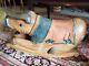 Very Rare Vintage Hand-carved Wooden Rocking Pig From Thailand