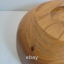 Veteran/Vietnam 3 Stacking bowls Artisan Hand turned Cherry from same piece wood
