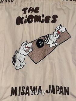 Vietnam War Japanese Made Bowling / Party Shirt Named To Wood From Texas (A)