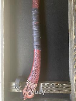 VikingsBrand 35.7 Hand-Forged Leviathan Kratos Axe v 1.0 (From God Of War) with
