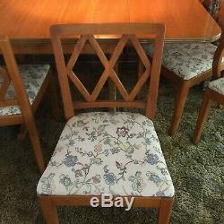 Vintage Dinning Room Table, Chairs and Server from 1950's
