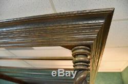 Vintage Ethan Allen Queen Wood Canopy Bed Frame from 1970's