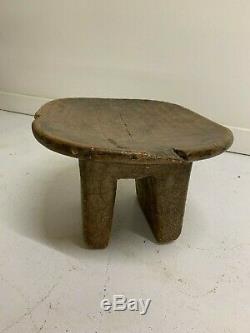 Vintage Hand Carved Stool from Nigera