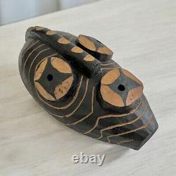 Vintage Hand Carved Wood Mask from MALI 13 inches