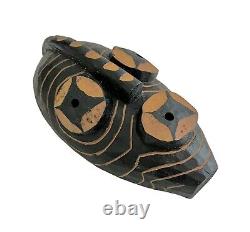 Vintage Hand Carved Wood Mask from MALI 13 inches