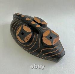 Vintage Hand Carved Wood Mask from MALI 13 inches