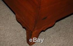 Vintage Handmade Solid Wood Blanket Storage Chest Box Hope Chest from an Estate