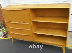 Vintage Heywood Wakefield Bookcase Secretary Wheat M 328 W FROM ESTATE RAREFIND