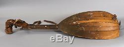 Vintage MGM Movie Prop from Kiss Me Kate Large Old Wood Lute with Carved Head