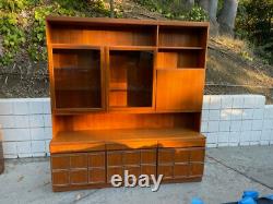 Vintage Mid-Century Modern Wall Unit McIntosh brand from Europe. Unique piece