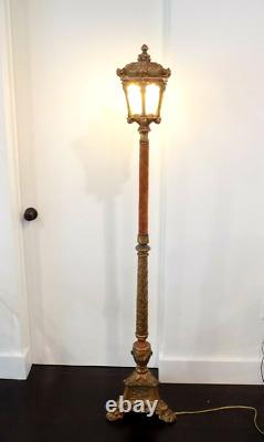Vintage Rare Floor Lamp From a Castle Claw Feet Local Pickup 34239