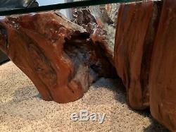 Vintage, Rustic, One of a Kind Log Tree Stump (from Muir Woods) Coffee Table