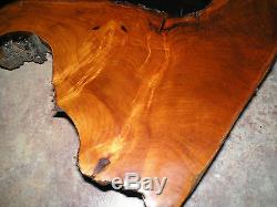 Vintage Rustic, Oregon Myrtlewood, Burl, wood Mirror, from rare Hollow Tree