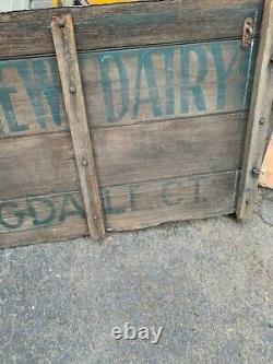 Vintage Tailgate From Clearview Dairy In Stamford Connecticut Truck
