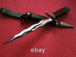 Vintage WEYERSBERG CORNETA Premium dagger FLAMMENDOLCH from 70/80th GERMANY