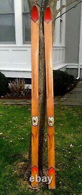 Vintage Wood 74down Hill Skis From The Original Carroll Reed Ski Shop